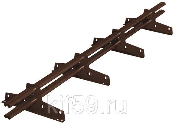 Снегозадержатель ELITE 40*20 (овал) универсальный 3м
