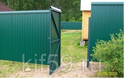 Профнастил для забора двусторонний полиэстер
