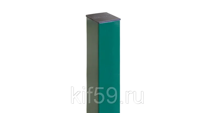 Столб 60х40х1,2х2000 RAL 6005
