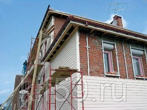 Монтаж сайдинга,фасадных панелей