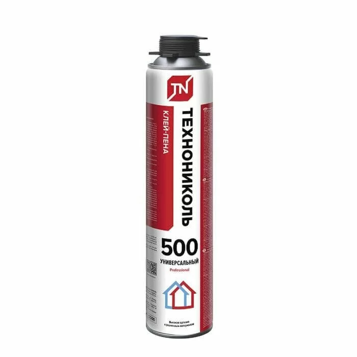 Клей-пена ТЕХНОНИКОЛЬ 500 PROFESSIONAL универсальный, 12*740 гр.