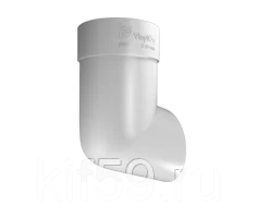 Слив трубы ПВХ D90 белый