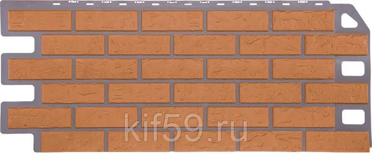 Фасадная панель Кирпич бежевый