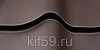 Картинка Металлочерепица Монтеррей 0,5 мм Бархат RAL 8017 матовый от магазина Металлпром